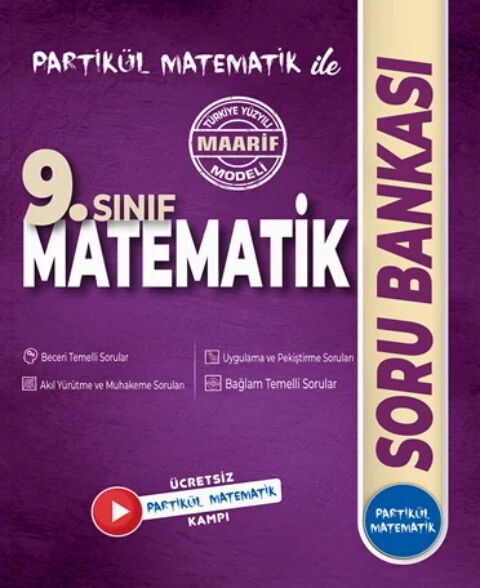 Partikül Yayınları 9. Sınıf Partikül Matematik Soru Bankası - Partikül Yayınları kitap kapağı