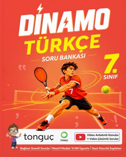 Tonguç Akademi 7. Sınıf Dinamo Türkçe Soru Bankası - Tonguç Akademi kitap kapağı