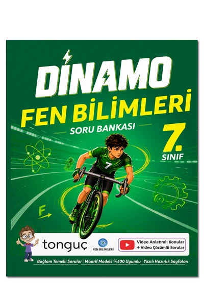 Tonguç Akademi 7. Sınıf Dinamo Fen Bilimleri Soru Bankası - Tonguç Akademi kitap kapağı