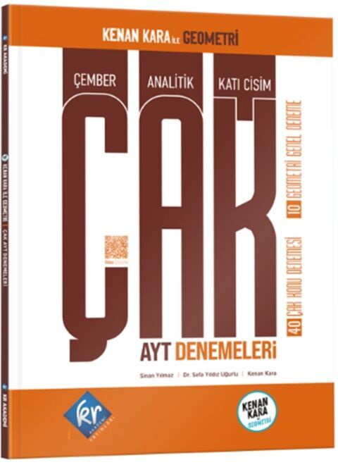 KR Akademi Kenan Kara İle Geometri ÇAK AYT Denemeleri - KR Akademi kitap kapağı