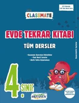 Okyanus Yayınları 4. Sınıf Tüm Dersler Classmate Evde Tekrar Kitabı - Okyanus Yayıncılık kitap kapağı