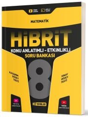 Hız Yayınları 8. Sınıf Matematik Hibrit Konu Anlatımlı Etkinlikli Soru Bankası Hız Yayınları