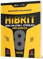 Hız Yayınları 8. Sınıf Din Kültürü ve Ahlak Bilgisi Hibrit Konu Anlatımlı Etkinlikli Soru Bankası Hız Yayınları