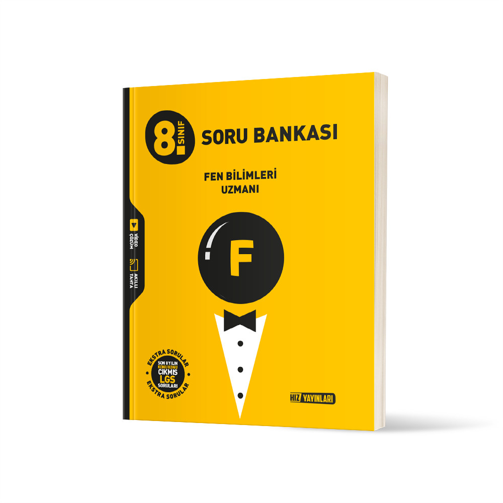 Hız Yayınları 8. Sınıf Fen Bilimleri Uzmanı Soru Bankası - Hız Yayınları kitap kapağı
