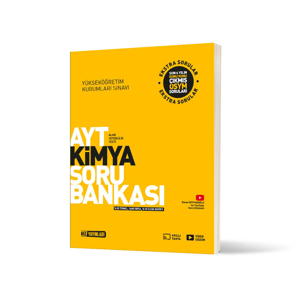 Hız Yayınları YKS AYT Kimya Soru Bankası - Hız Yayınları kitap kapağı