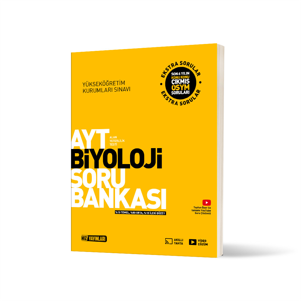 Hız Yayınları YKS AYT Biyoloji Soru Bankası - Hız Yayınları kitap kapağı