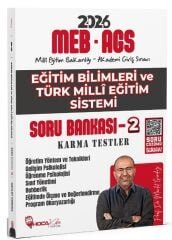 YENİ AGS - Hoca Kafası 2026 MEB-AGS Eğitim Bilimleri ve Türk Millî Eğitim Sistemi Karma Testler Soru Bankası-2 - Mevlüt Gündüz Hoca Kafası Yayınları