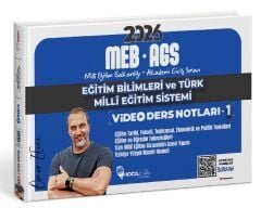 YENİ AGS - Hoca Kafası 2026 MEB-AGS Eğitim Bilimleri ve Türk Milli Eğitim Sistemi Video Ders Notları-1 - Ömer Ekici Hoca Kafası Yayınları