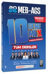 YENİ AGS - İndeks Akademi 2026 MEB-AGS Tüm Dersler 10 DenemeX Çözümlü İndeks Akademi Yayıncılık