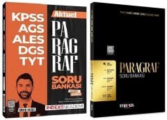 İndeks + Marka 2026 KPSS MEB-AGS ALES DGS TYT Aktüel Paragraf Soru Bankası 2 li Set Berk Ekici İndeks Akademi + Marka Yayıncılık