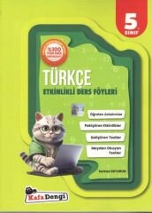 Kafadengi 5. Sınıf Türkçe Etkinlikli Ders Föyleri Kafadengi Yayınları