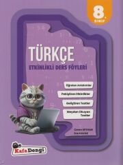 Kafadengi 8. Sınıf Türkçe Etkinlikli Ders Föyleri Kafadengi Yayınları
