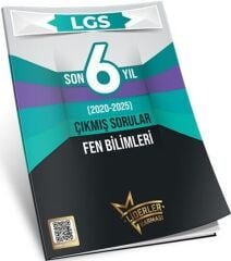 Liderler Karması LGS Fen Bilimleri Çıkmış Sorular Son 6 Yıl Çözümlü Liderler Karması