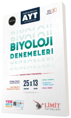 Limit YKS AYT Biyoloji 25x13 Denemeleri Limit Yayınları