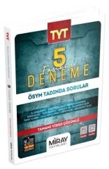 Miray YKS TYT Tüm Dersler Fasikül 5 Deneme Çözümlü Miray Yayınları