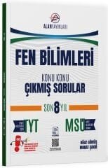 Alan Yayınları YKS TYT MSÜ Fen Bilimleri Çıkmış Sorular Son 8 Yıl Konu Konu Alan Yayınları
