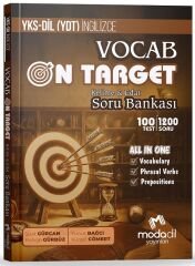 Modadil YKSDİL İngilizce VOCAB ON TARGET Kelime ve Edat Soru Bankası Modadil Yayınları