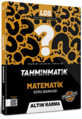 Altın Karma 8. Sınıf LGS Matematik Tahminmatik Soru Bankası Altın Karma Yayınları