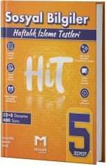 Mozaik 5. Sınıf Sosyal Bilgiler HİT Haftalık İzleme Testleri Mozaik Yayınları