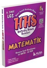 Muba 8. Sınıf LGS Matematik HHS Haftalık Hasat Soruları Muba Yayınları
