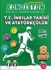 Newton 8. Sınıf TC İnkılap Tarihi ve Atatürkçülük Kondisyon Haftalık Kazanım Denemeleri Newton Yayınları