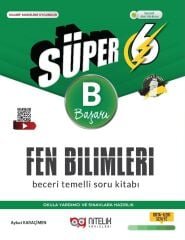 Nitelik 6. Sınıf Fen Bilimleri Süper B Başarı Beceri Temelli Soru Kitabı Nitelik Yayınları