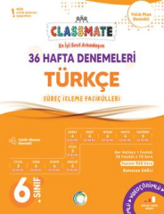 Okyanus 6. Sınıf Türkçe Classmate 36 Hafta Denemeleri Çözümlü Okyanus Yayınları