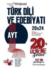 Orijinal YKS AYT Türk Dili ve Edebiyatı Mikro Orijinal 20x24 Deneme Orijinal Yayınları