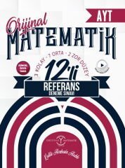 Orijinal YKS AYT Matematik Referans 12 Deneme Orijinal Yayınları
