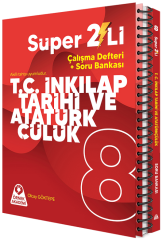 Örnek Akademi 8. Sınıf TC İnkılap Tarihi ve Atatürkçülük Süper İkili Çalışma Fasikülleri Seti Örnek Akademi Yayınları - Örnek Akademi Yayınları kitap kapağı