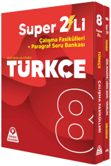 Örnek Akademi 8. Sınıf Türkçe Süper İkili Çalışma Fasikülleri Seti Örnek Akademi Yayınları - Örnek Akademi Yayınları kitap kapağı