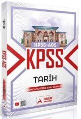 Paraf Akademi KPSS MEB-AGS Tarih Konu Anlatımlı Soru Bankası Paraf Akademi Yayınları