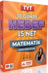 Paraf Akademi YKS TYT Matematiğin Kaderi 30 Günde Hedef 15 Net Video Ders Kitabı - Kader Altınel Paraf Akademi Yayınları
