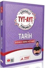 Paraf Akademi YKS TYT AYT Sedat Tekin Tarih Görselli Yorumlu Video Ders Kitabı - Sedat Tekin Paraf Akademi Yayınları