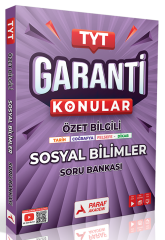 Paraf Akademi YKS TYT Sosyal Bilimler Garanti Konular Soru Bankası Paraf Akademi Yayınları
