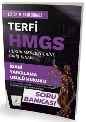 Pelikan TERFİ HMGS İdari Yargılama Usulü Hukuku Soru Bankası - M. Sami Sönmez Pelikan Yayınları