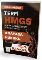 Pelikan TERFİ HMGS Anayasa Hukuku Soru Bankası  - M. Sami Sönmez Pelikan Yayınları
