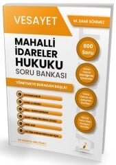 Pelikan VESAYET Kaymakamlık KPSS A Grubu Hakimlik Mahalli İdareler Hukuku Soru Bankası Çözümlü - M. Sami Sönmez Pelikan Yayınları