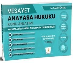 Pelikan VESAYET Kaymakamlık KPSS A Grubu Hakimlik Anayasa Hukuku Konu Anlatımı - M. Sami Sönmez Pelikan Yayınları