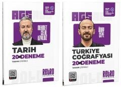 YENİ AGS - Retro 2026 MEB-AGS Tarih + Türkiye Coğrafyası 20+20 Deneme 2 li Set Retro Yayıncılık
