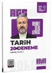 YENİ AGS - Retro 2026 MEB-AGS Tarih 20 Deneme Çözümlü - Mehmet Celal Özyıldız Retro Yayıncılık