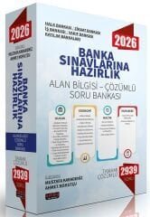 Savaş 2026 Banka Sınavlarına Hazırlık Alan Bilgisi Soru Bankası Çözümlü - Mustafa Karadeniz, Ahmet Nohutçu Savaş Yayınları