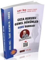 Savaş 2026 HMGS Hakimlik Ceza Hukuku Genel Hükümler Soru Bankası Çözümlü - İsmail Özbek Savaş Yayınları