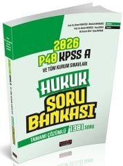 Savaş 2026 KPSS A Grubu P48 Hukuk Soru Bankası Çözümlü - Ahmet Nohutçu Savaş Yayınları