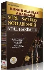 Savaş 2026 HUKAL Adli Hakimlik Süre-Sayı Ders Notları Seti - Özgür Özsoy Savaş Yayınları