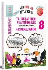 Sinan Kuzucu 2026 8. Sınıf LGS TC İnkılap Tarihi ve Atatürkçülük İkinci Doz Sarmal 40 Deneme Çözümlü Sinan Kuzucu Yayınları