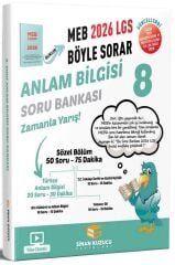 Sinan Kuzucu 2026 8. Sınıf LGS Anlam Bilgisi Soru Bankası Çözümlü Sinan Kuzucu Yayınları