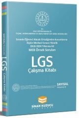 Sinan Kuzucu LGS Sayısal Matematik MEB Örnek Soruları Çalışma Kitabı Sinan Kuzucu Yayınları