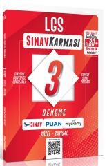 Sınav 8. Sınıf LGS Tüm Dersler Sınav Kalitesinde 3 Deneme Çözümlü Sınav Yayınları