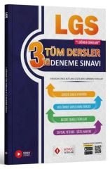 Sonuç 8. Sınıf LGS Tüm Dersler 1. Dönem 3 Deneme Video Çözümlü Sonuç Yayınları
